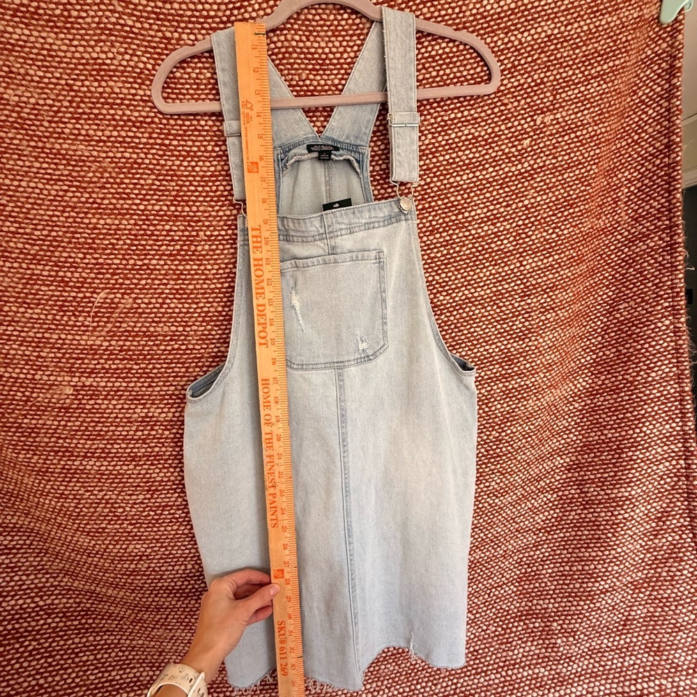 Light Blue Denim Overall dress - Picture 7 of 7